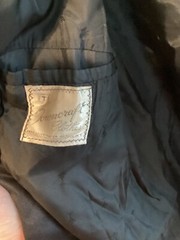 60s Vintage Men’s Silk Brocade Blue Black Tux Dinner Jacket Size 42 MOD Atomic