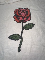 ASAP Rocky AWGE Yamborghini High Rose Tee Shirt ASAP Mob White STAINED READ