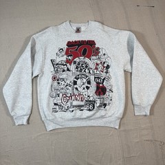 Elvis Buddy Holly VTG 90s Back To The 50s Sz XL Fruit Of The Look Made In USA