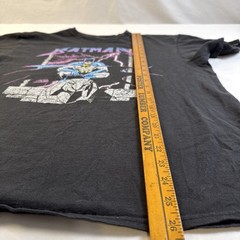 Batman METALLICA Script DC Universe Comic Gotham Black Men’s Large