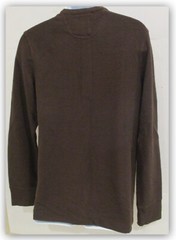Long Sleeve Textured 4 Button HENLEY Shirts Goodfellow Tan / Brown / Green