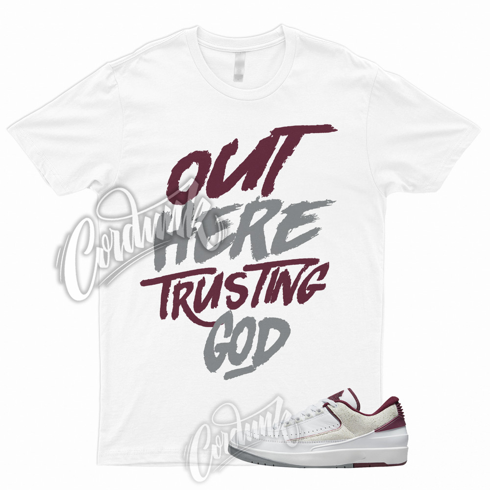 TG T Shirt to 2 Low Cherrywood Red Light Steel Grey Bordeaux Maroon Dunk 1
