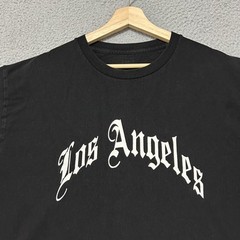 J Galt Shirt Mens Large Black Los Angeles Graphic Tee Short Sleeve Streetwear