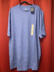3XLT Sleeve Chalk Violet Tee St John’s Bay Blue