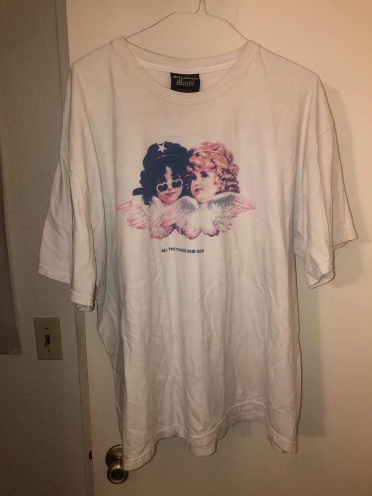 Strange Magic “All The Things She Said” Cherub Angel Print T-Shirt Sz 3XL