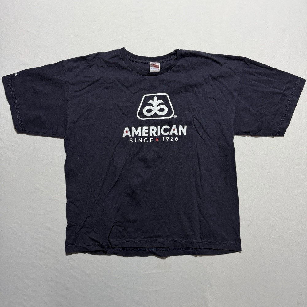Pioneer Seeds Corteva American Since 1926 Tee XL Navy Bayside USA Made Ag