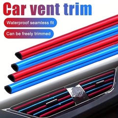 Long Lasting Durable Economical Easy to Use 50PCS Car Air Vent Decorative Strips
