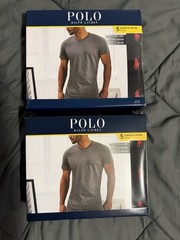 Polo Ralph Lauren Classic Fit Cotton Crew Neck T-Shirts 5-Pack black Size S