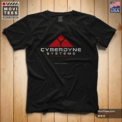 Cyberdyne Systems T-Shirt Black 100% Cotton Skynet Terminator Fan Art S-5XL