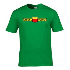 Oliver Diesel Power Farm Tractor Men’s Irish Green T-Shirt Size S to 5XL
