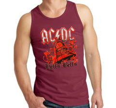 AC/DC Hell’s Bells PUNK ROCK Band Tank Top (Multiple Colors)