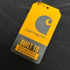 Carhartt K231-BLK Loose Fit Heavyweight Long Sleeve Logo T-Shirt Black 3XL Tall