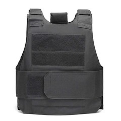 Body Bulletproof Vest Front Back Plates Armor Tactical Jacket Guard Security Kit