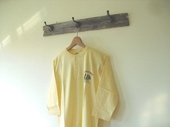 Henry Neck T-shirt 3/4 Sleeve Double Works American Cotton Japan