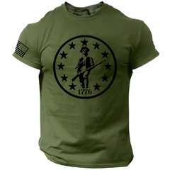 1776 Minutemen T-SHIRT AMERICAN✔ PATRIOTIC✔ U.S.A.✔ 2ND AMENDMENT