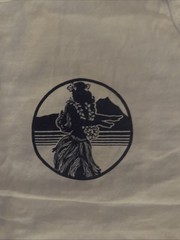 Hulas Bar & Lei Stand Disco Waikiki Beach Hawaii White Tank Sz L