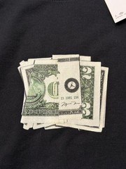 Air Jordan AJ3 Pure Money Cash Black T-Shirt IQ6952-010 Mens XL NWT