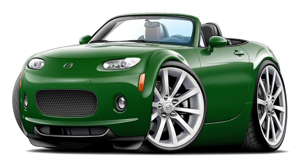 2006-08 Mazda Miata Car Art Print NEW
