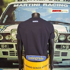 SPARCO BLUE SHORT SLEEVE T-SHIRT MODEL LANCIA DELTA HF COLLECTION T-SHIRT T-SHIRT