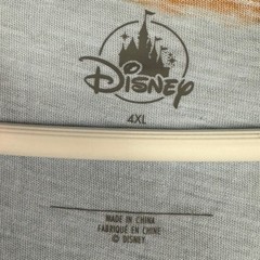 NEW Disney T-Shirt Mens 4XL Blue Mickey Mouse Pizza Slice All Over Print Tee