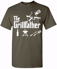 The Grillfather Funny T-Shirt Cotton T-Shirt for Dad – Stylish Everyday Wear