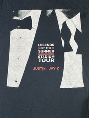 Legends Summer Stadium Tour Shirt Mens Large Black Justin Jay Z Concert 2013 VTG