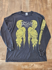 Metalocalypse Dethklok Vintage Graphic Print Long Sleeve T-Shirt Size Large