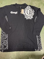 Vintage Coogi Collared Black XXL L/S Polo Shirt