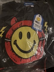 Market Studios Smiley Masked BLACK T-Shirt