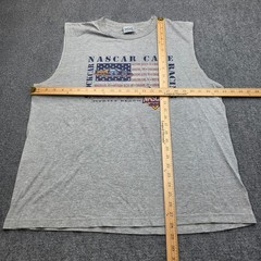 Vintage 90s NASCAR Cafe Myrtle Beach Sleeveless T-Shirt Mens XL Gear For Sports