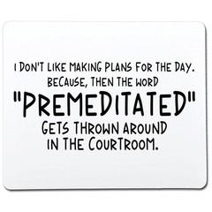 Don’t Like Making Plans For the Day the Word Premeditated Novelty Funny T Shirt