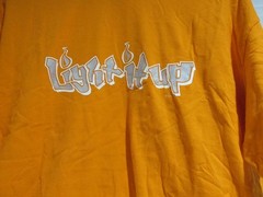 Light It Up Movie Premiere Promo Usher Orange 1999 T-Shirt Size X-Large NEW