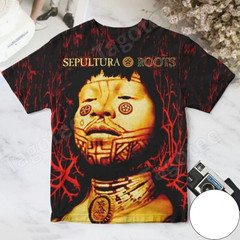 Rare Sepultura Roots Album All Over Print 3D Shirt Men T-Shirt Full Sizes TD1593