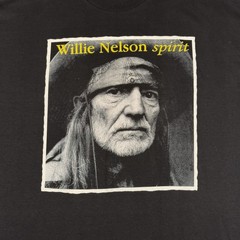 Hanes Beefy T-Shirt Men’s XL Black Willie Nelson Spirit On The Road Again Tour