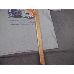 Vintage 2003 Motor City Bowl VII T-Shirt Mens XL Gray Northwestern Bowling Green