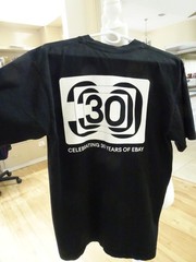NWOT Authentic eBay 30 Years T Shirt Size Medium M Black NEW Made in USA