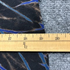 Allover Tie Dye Shirt Mens Medium Black Blue Spiral Graphic Tee Psychedelic