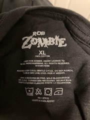 Rob Zombie 2024 Tour T-Shirt New Size XL/X-Large