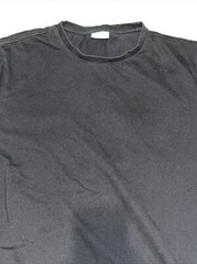 City Lab Mens Fitted Short Sleeve Crewneck T-shirt Medium Black