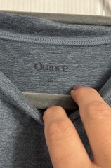 Quince Men’s Heather Blue Short-Sleeve Pocket Tee XL