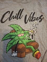 Chill Vibes Long Sleeve Tee Gray L Spencer Return to Sender Brand