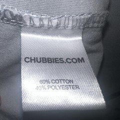 Chubbies T Shirt Men’s Size 2XL XXL Gray The Weekender WKND Tee