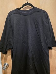 Rick Owens SS17 Walrus Heavyweight T-Shirt Black XL BNWT RU17S9282-BA
