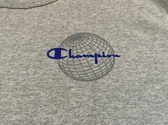 Champion Men’s XL International Unity Classic Heritage Tee Gray White Blue