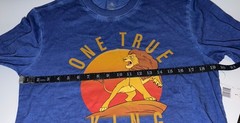 Disney Parks World The Lion King One True King Blue Long Sleeve Shirt Small S