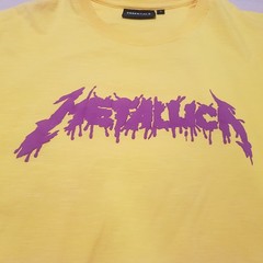 Fear of God ESSENTIALS Metallica Yellow T shirt RARE