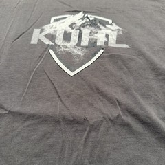 KUHL Men’s Born in the Mountains Grey Wild fiber Organic Cottton T Shirt Size L