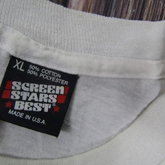 Vintage Screen Stars Best Super Cities Walk Shirt Mens XL White MS Charity Tee