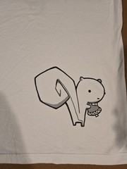 Rare VTG 2006 Invader Zim Taquitos Shirt Mighty Fine Unisex S 18¼x26