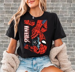 Marvel Spider-Man Camera Photo Tshirt